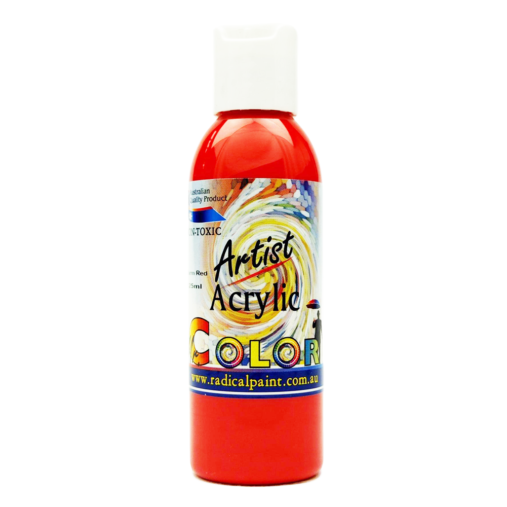 Acrylic Paint Warm Red 125ml Artist Mr. Color Radical Paint Made in Australia