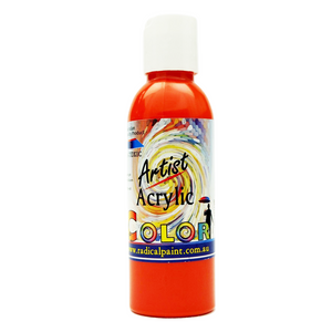 Acrylic Paint Orange Vermillion 125ml Artist Mr. Color Radical Paint Made in Australia