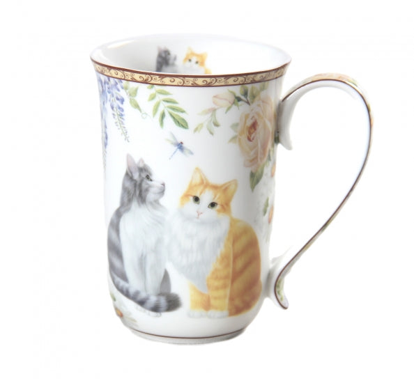 New 1pc Pet Cat Kitten Mug Cup 405cc Fine Bone China w Box Birthday Xmas Gift